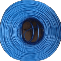 CABLE UTP CATEGORIA 6 4X2/23 AZUL CAJA 305 METROS X CAJA