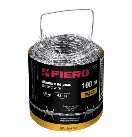 ALAMBRE DE PUAS CAL. 15.5 100M