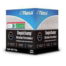 BOQUILLA SIN ARENA NEGRO SACO 5KG NIASA