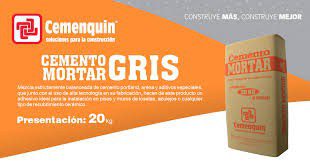 MORTAR GRIS SACO 20KG CEMENQUIN