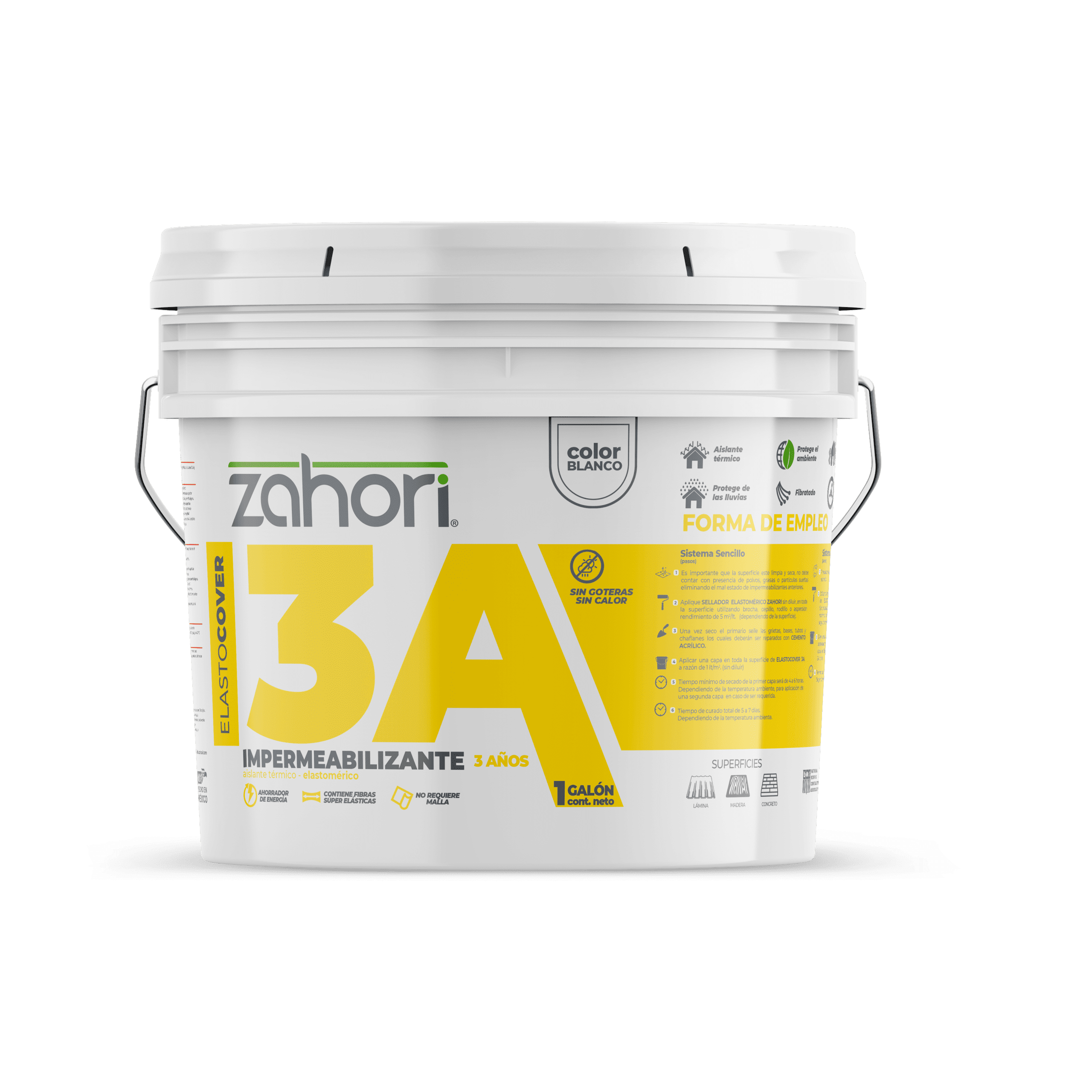IMPER ELASTOMERICO 3 ANOS BLANCO GALON ZAHORI