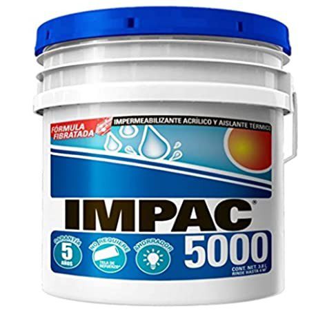 IMPER FIBRATADO 5000 BLANCO GALON 3.8L IMPAC