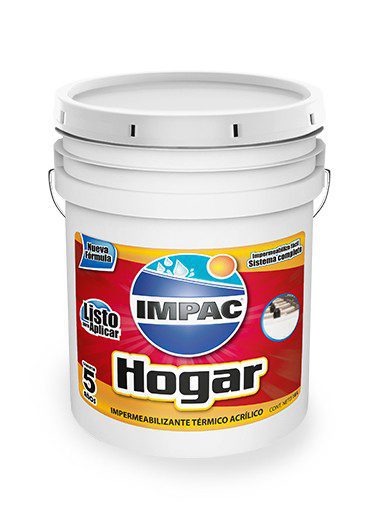 IMPER FIBRATADO HOGAR 5 ANOS TERRACOTA IMPAC CUBETA 18 L