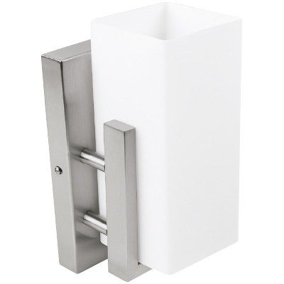 LAMPARA P/PARED DECORATIVA E27 1 LUZ CRST GINEBRA 100-240V NO INCLUYE FOCO