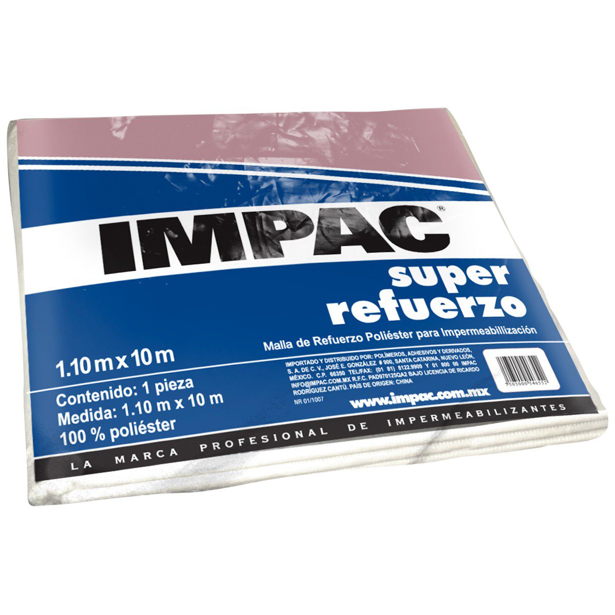 MALLA DE SUPER REFUERZO 1.10M X 10M IMPAC