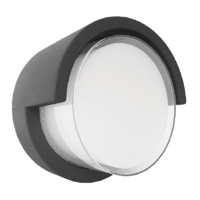 LAMPARA SUP P/MURO LED 15 W 900L 30K GRIS 100-240V COPEINA I