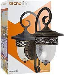 LAMPARA P/MURO T/FAROL E27 20W 100-240V BRONCE REVENNA NO INCLUYE FOCO