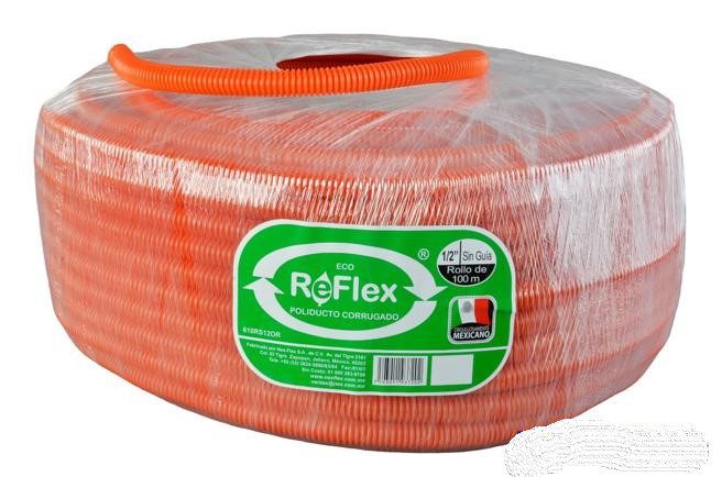 TUBO POLIDUCTO SIN GUIA 1/2 X 100M ECOREFLEX