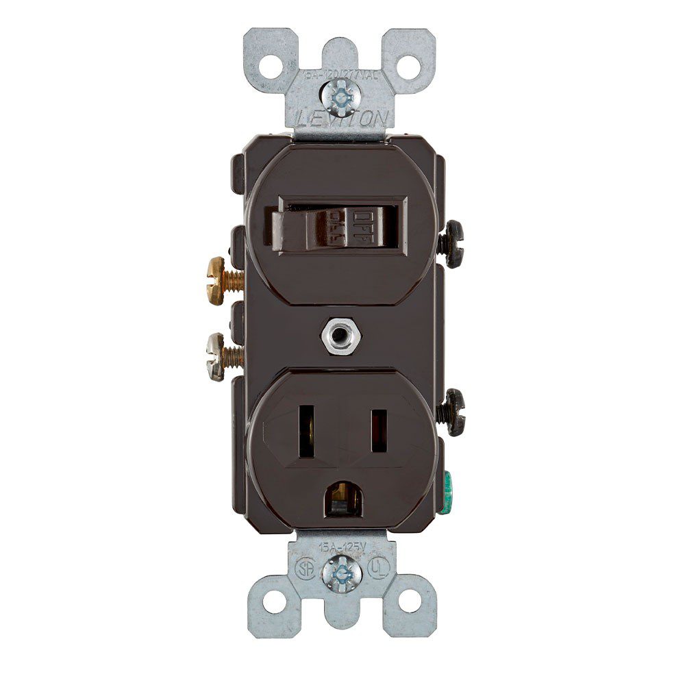 APAGADOR COMBINADO 15A 120V CAFE LEVITON