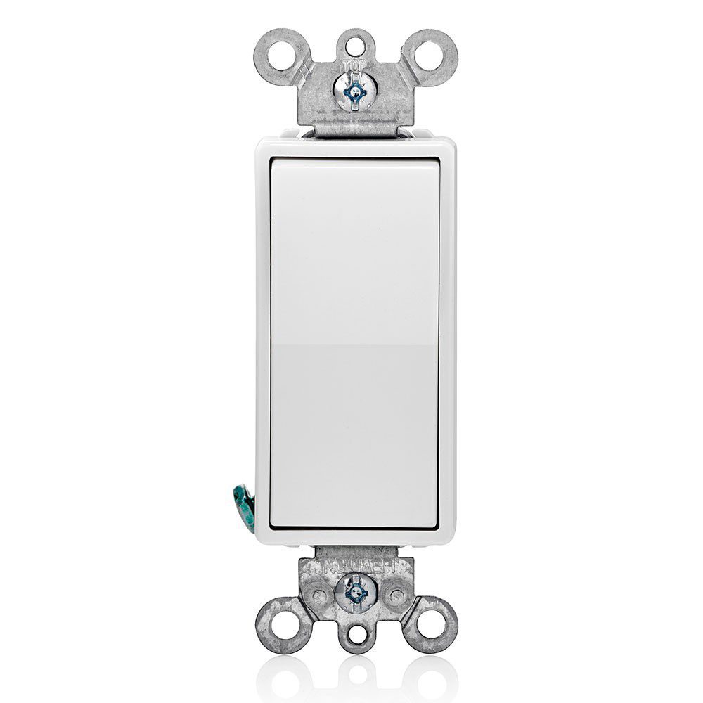 APAGADOR DECORA 4 VIAS 15A 120/277V BLANCO