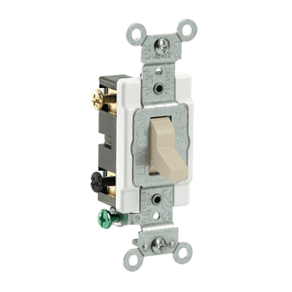 APAGADOR DOBLE POLO 15A 277V MARFIL