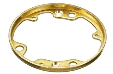 ARO DE BRONCE REDONDO PARA CAJA DE PISO