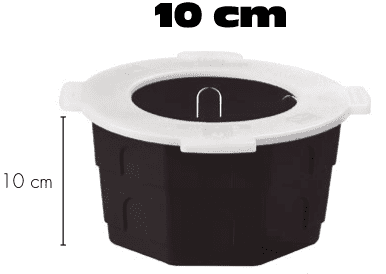 BOTE INTEGRAL 10 CM CON TAPA POLIFLEX