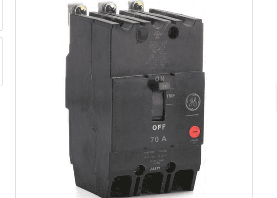 BREAKER TEY 3 X 70A 480V GE