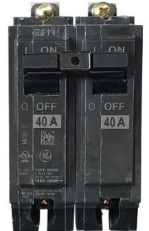 BREAKER THQB 2 X 40A 120/240V GE
