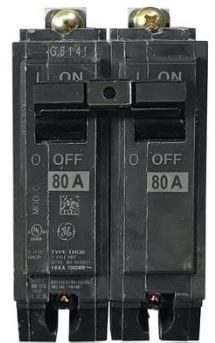 BREAKER THQB 2 X 80A 120/240V GE