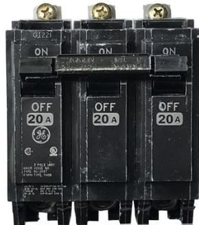 BREAKER THQB 3 X 20A 120/240V GE
