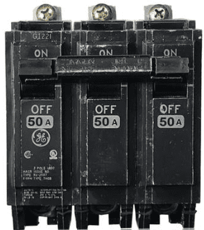 BREAKER THQB 3 X 50A 120/240V GE