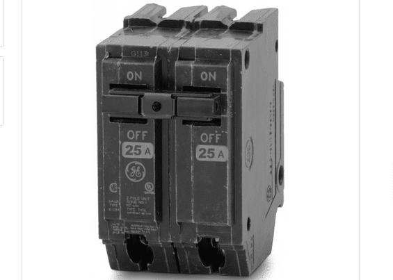 BREAKER THQL 2 X 25A 120/240V GE