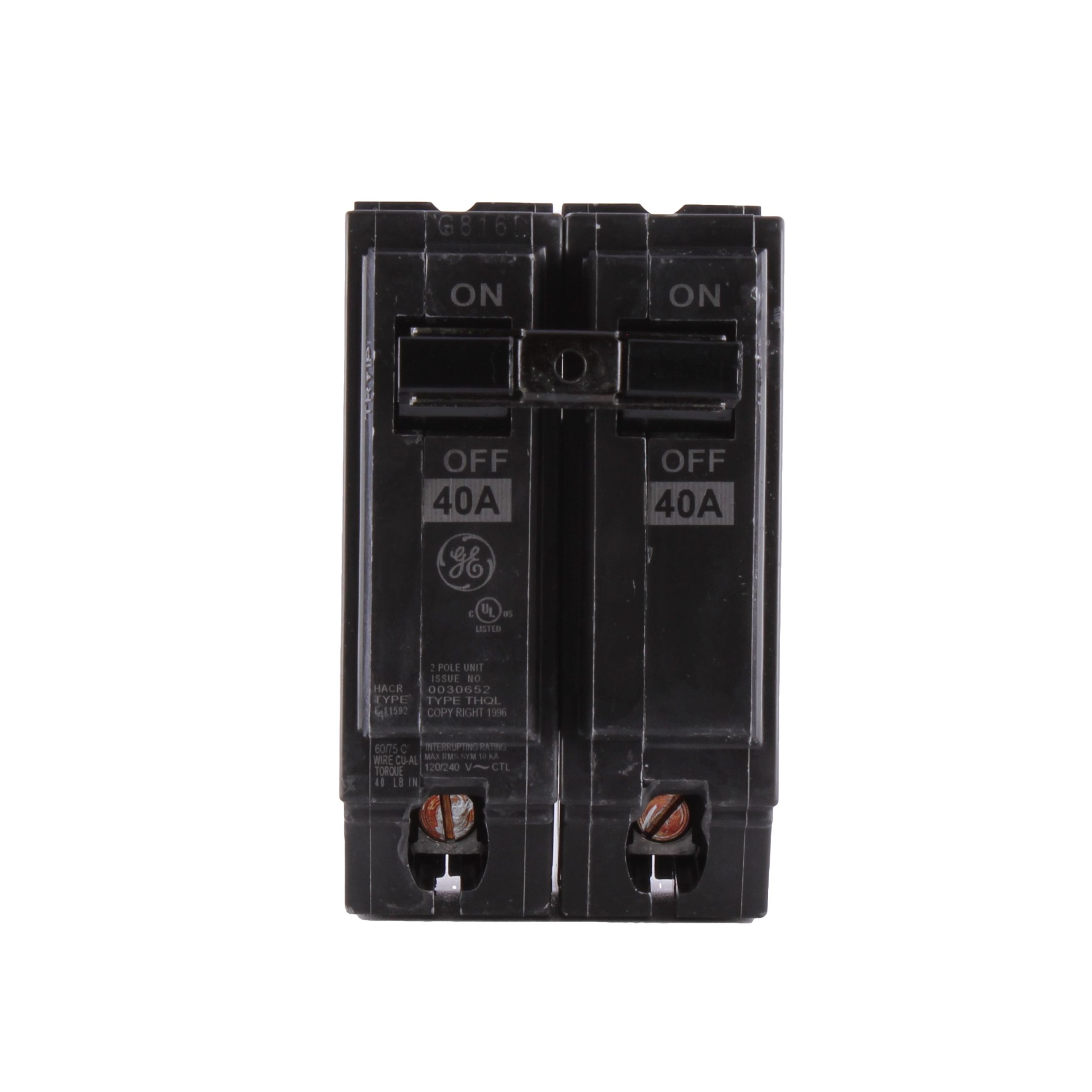 BREAKER THQL 2 X 40A 120/240V GE