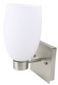 LAMPARA P/PARED DECORATIVA E27 1 LUZ SATIN GENOVA 100-240V NO INCLUYE FOCO