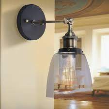 LAMPARA P/PARED DECORATIVA E27 1 LUZ CRST MAIA I 100-240V NO INCLUYE FOCO