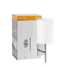 LAMPARA P/PARED DECORATIVA E27 1 LUZ BLANCO 100-240V GIRONA NO INCLUYE FOCO