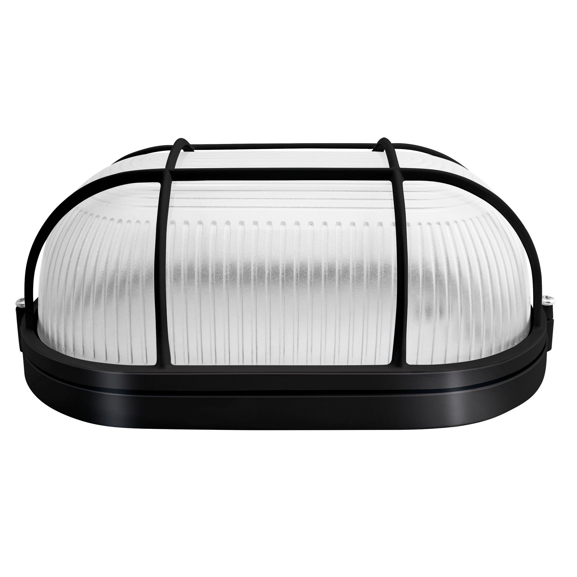 LAMPARA SUPERFICIE PARA MURO E26 DECORATIVA 90-260V NEGRO CON REJILLA NO INCLUYE FOCO