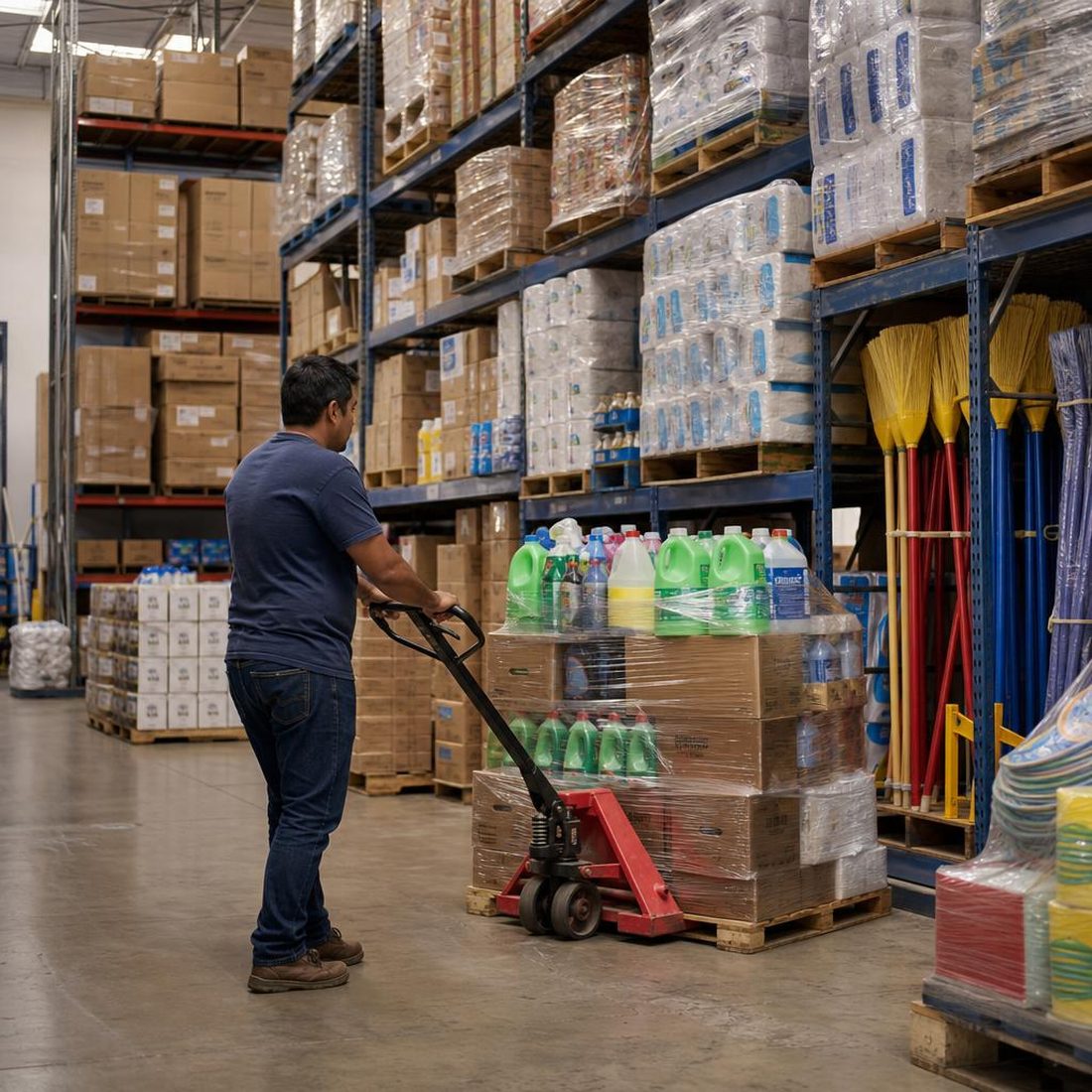 Almacén de producto de Equipo de Construcción en México